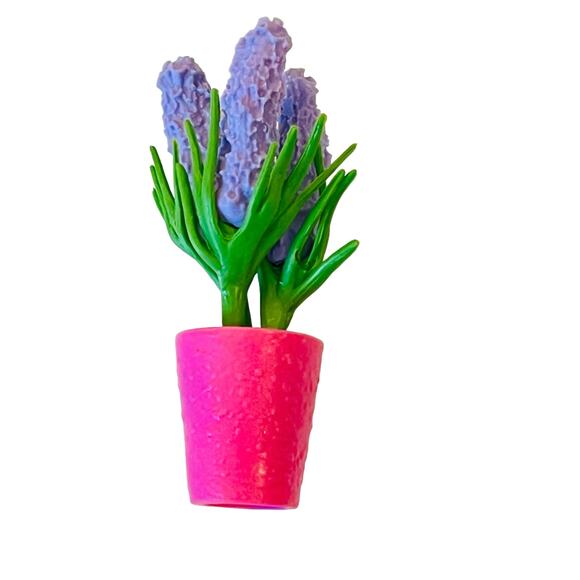 American Girl Garden FLOWER Purple Lavender Hyacinth Plant Doll Table Accessory - Picture 3 of 6